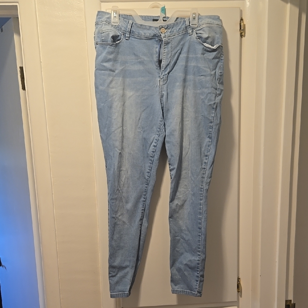 YMI Blue Skinny Jeans with Sleek Stretch Fit